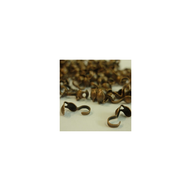 Pendientes Gancho Bronce.(20Unds)