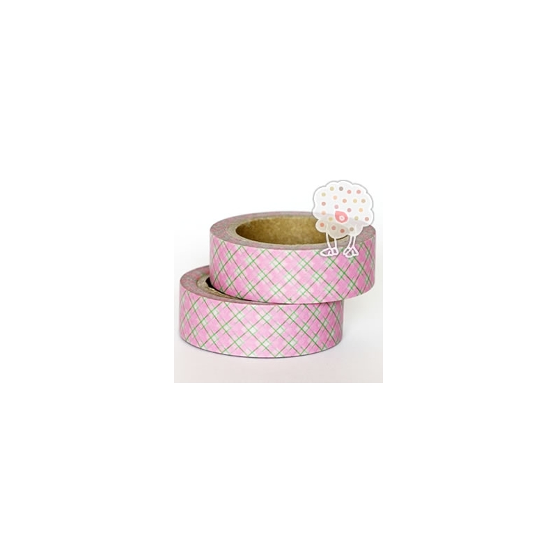 Washi Tape Cenefa Rosa.