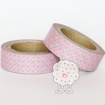 Washi Tape Cenefa Rosa.