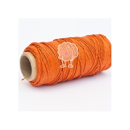 Cordón Encerado Naranja (10metros)