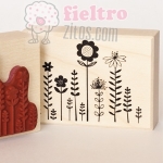 Sello Madera Floral