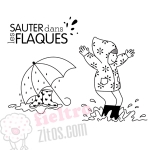 Sello Mini Silicona Flaques.