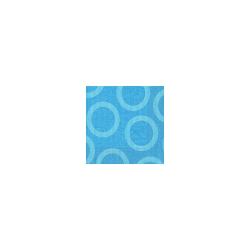 Servilleta Azul Círculo