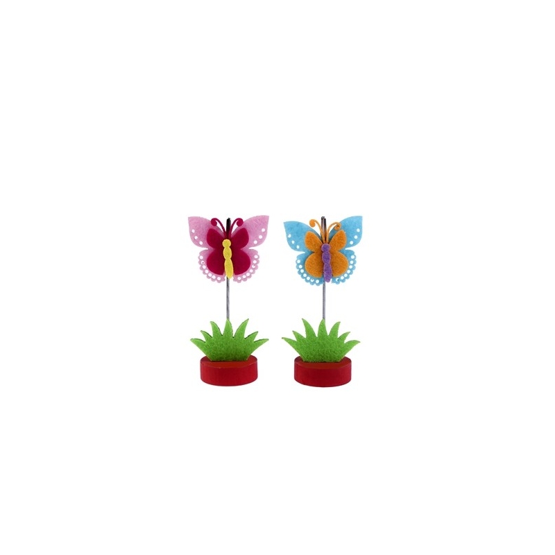 PINZA PORTANOTAS FIELTRO "MARIPOSAS" - Imagen 1
