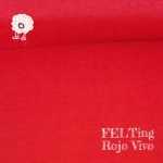 Fieltro Rojo 2mm. (50x50cm)