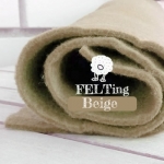 Fieltro Beige 2mm. (50x50cm)