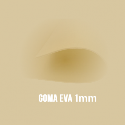 Goma Eva Beige 1mm.