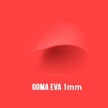 Goma Eva Rojo 1mm.