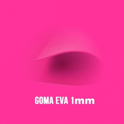 Goma Eva Fuchsia 1mm.