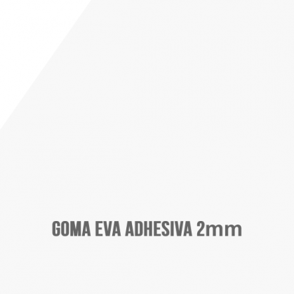 Goma Eva Adhesiva Blanca 2mm