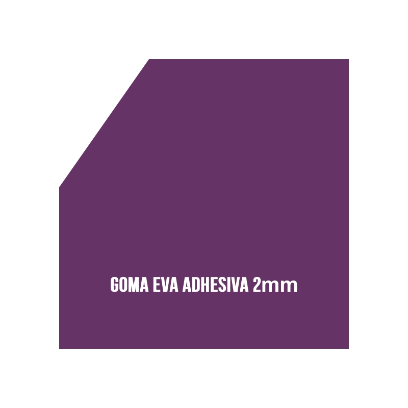 Goma Eva Adhesiva Morada 2mm