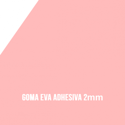 Goma Eva Adhesiva Rosa Bebé 2mm