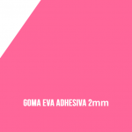 Goma Eva Adhesiva Rosa 2mm