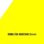 Goma Eva Adhesiva Amarilla 2mm