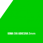 Goma Eva Adhesiva Verde 2mm