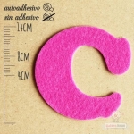 Letras de fieltro Letra "C"