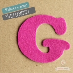 Letras de fieltro Letra "G"