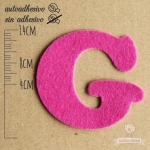 Letras de fieltro Letra "G"