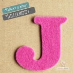 Letras de fieltro Letra "J"
