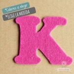 Letras de fieltro Letra "K"