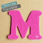 Letras de fieltro Letra "M"
