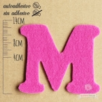 Letras de fieltro Letra "M"