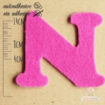 Letras de fieltro Letra "N
