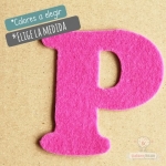 Letras de fieltro Letra "P"