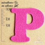 Letras de fieltro Letra "P"