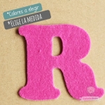 Letras de fieltro Letra "R"
