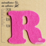 Letras de fieltro Letra "R"