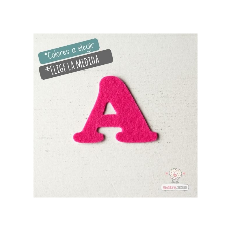 Letras de fieltro Letra "A"