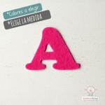 Letras de fieltro Letra "A"