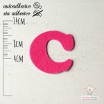 Letras de fieltro Letra "C"