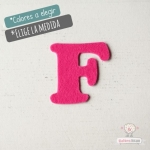 Letras de fieltro Letra "F"