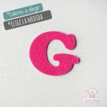 Letras de fieltro Letra "G"