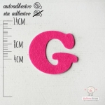 Letras de fieltro Letra "G"