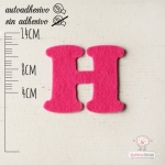 Letras de fieltro Letra "H"