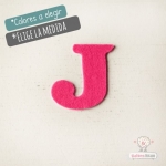 Letras de fieltro Letra "J"