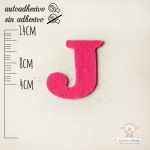 Letras de fieltro Letra "J"