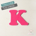 Letras de fieltro Letra "K"