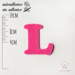 Letras de fieltro Letra "L"