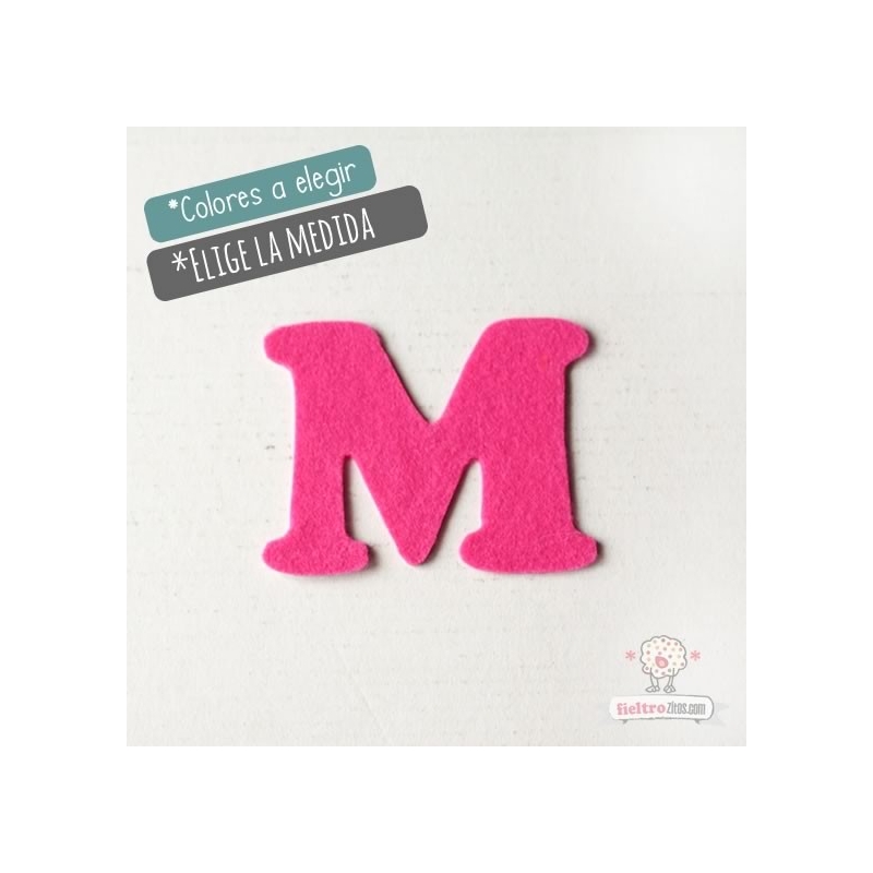 Letras de fieltro Letra "M"