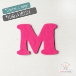 Letras de fieltro Letra "M"