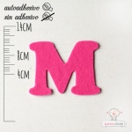 Letras de fieltro Letra "M"