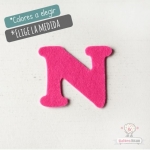 Letras de fieltro Letra "N