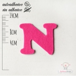 Letras de fieltro Letra "N