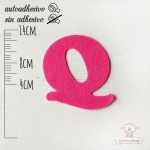 Letras de fieltro Letra "Q"
