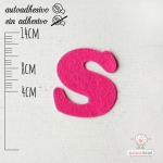 Letras de fieltro Letra "S"
