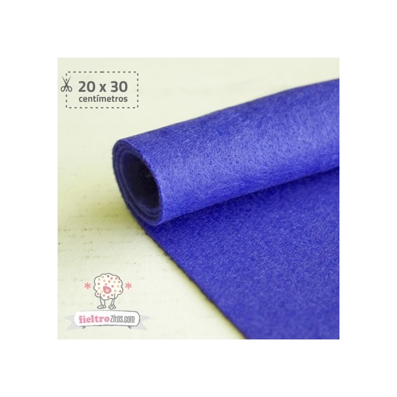 Fieltro Azul Eléctrico 1mm.